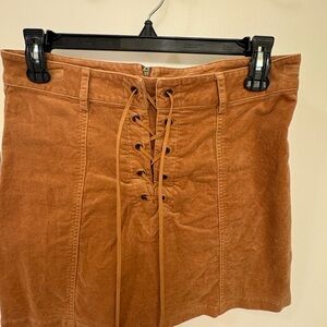 Forever 21 Tan Mini Skirt
